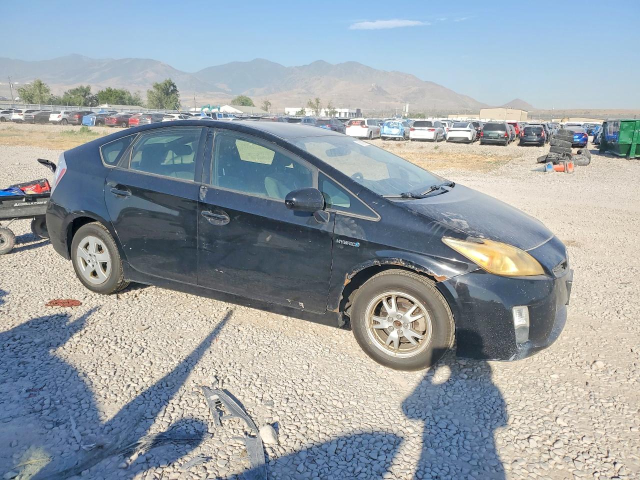 2010 Toyota Prius Ii Black vin: JTDKN3DU8A0199051