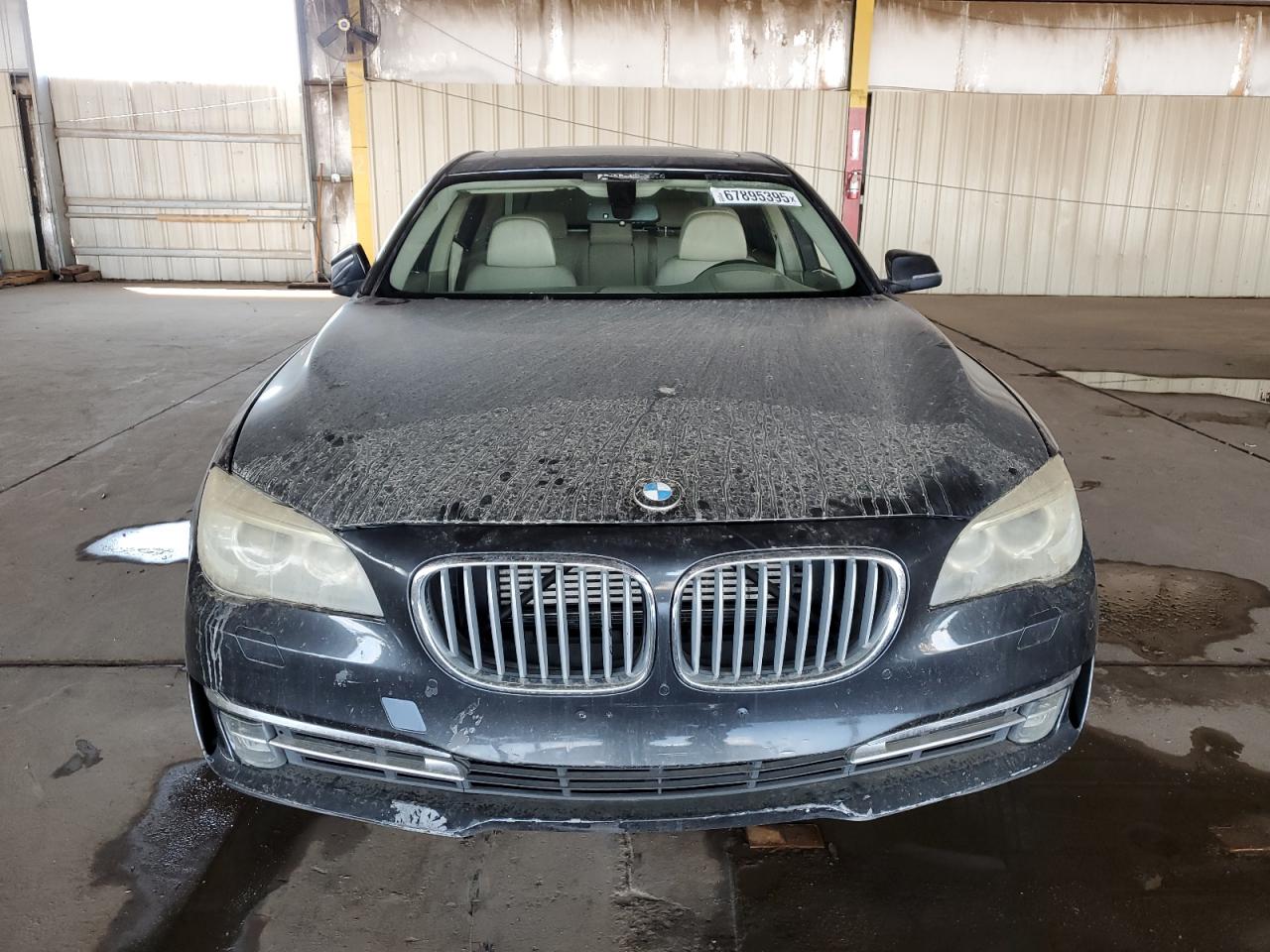 2013 Bmw 750 Lxi Gray vin: WBAYF8C59DD140065