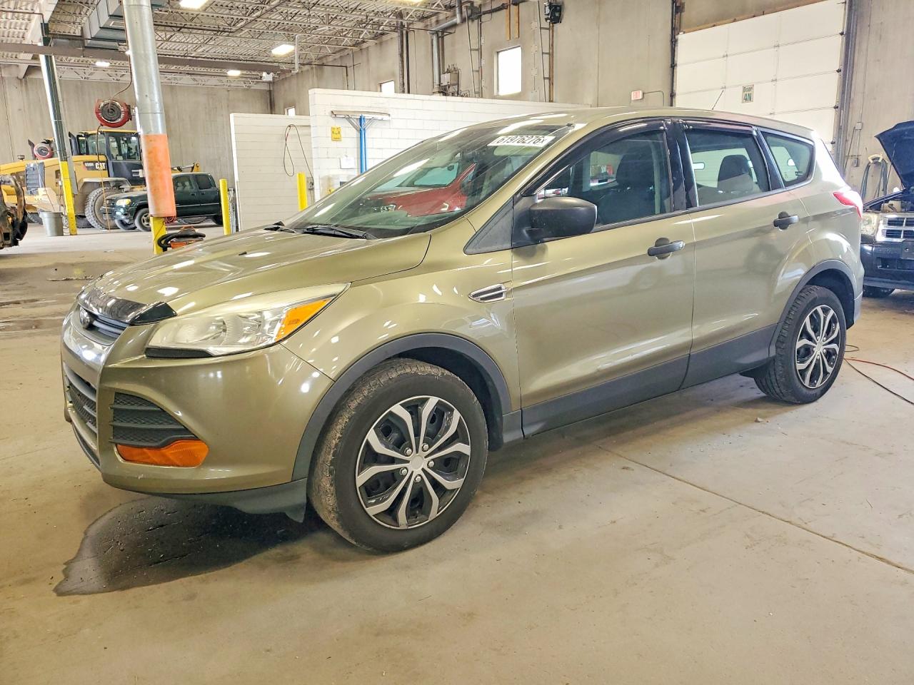 2013 Ford Escape S Green vin: 1FMCU0F79DUD69603