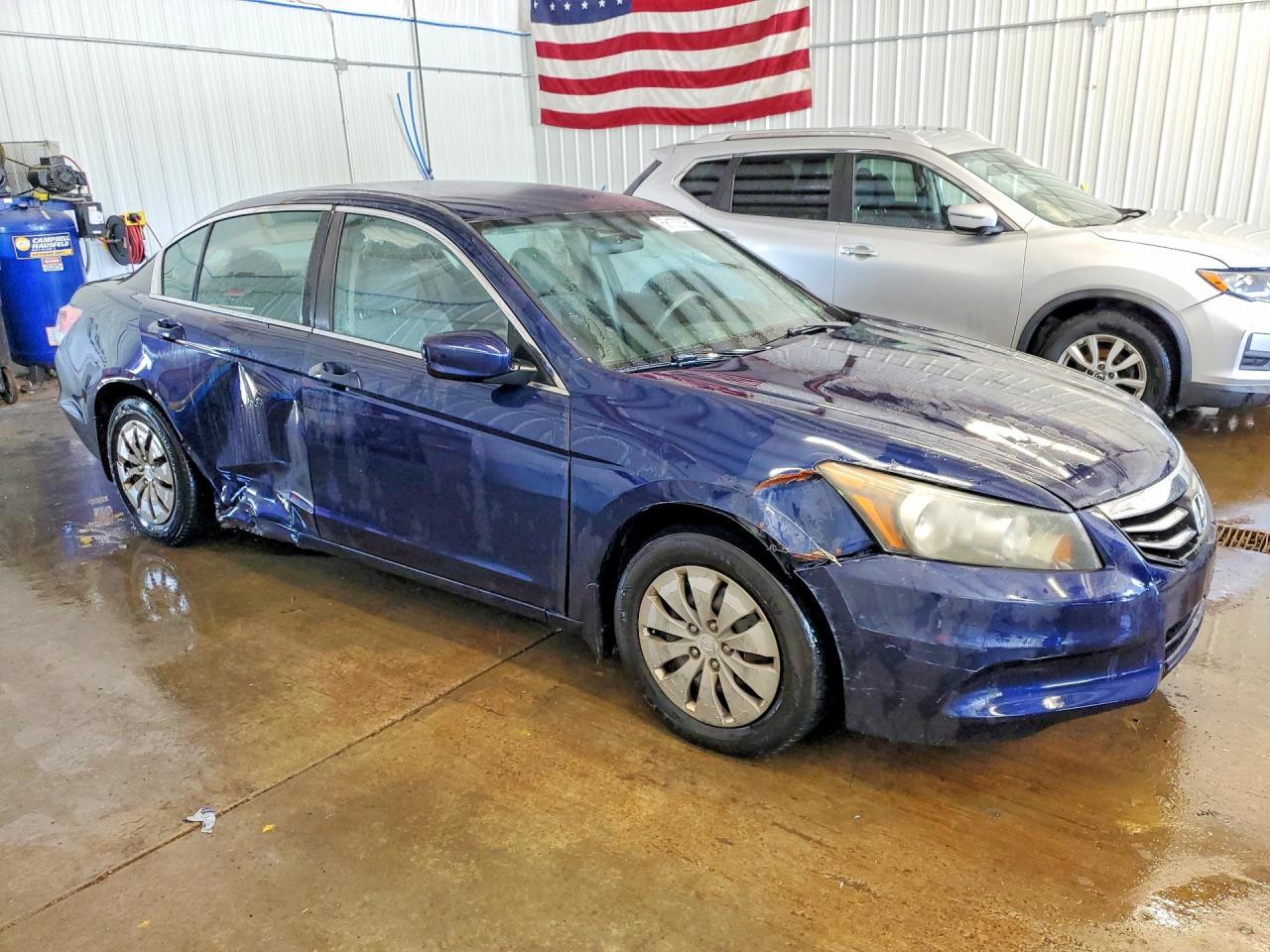 2011 Honda Accord Lx Синий vin: 1HGCP2F30BA014257