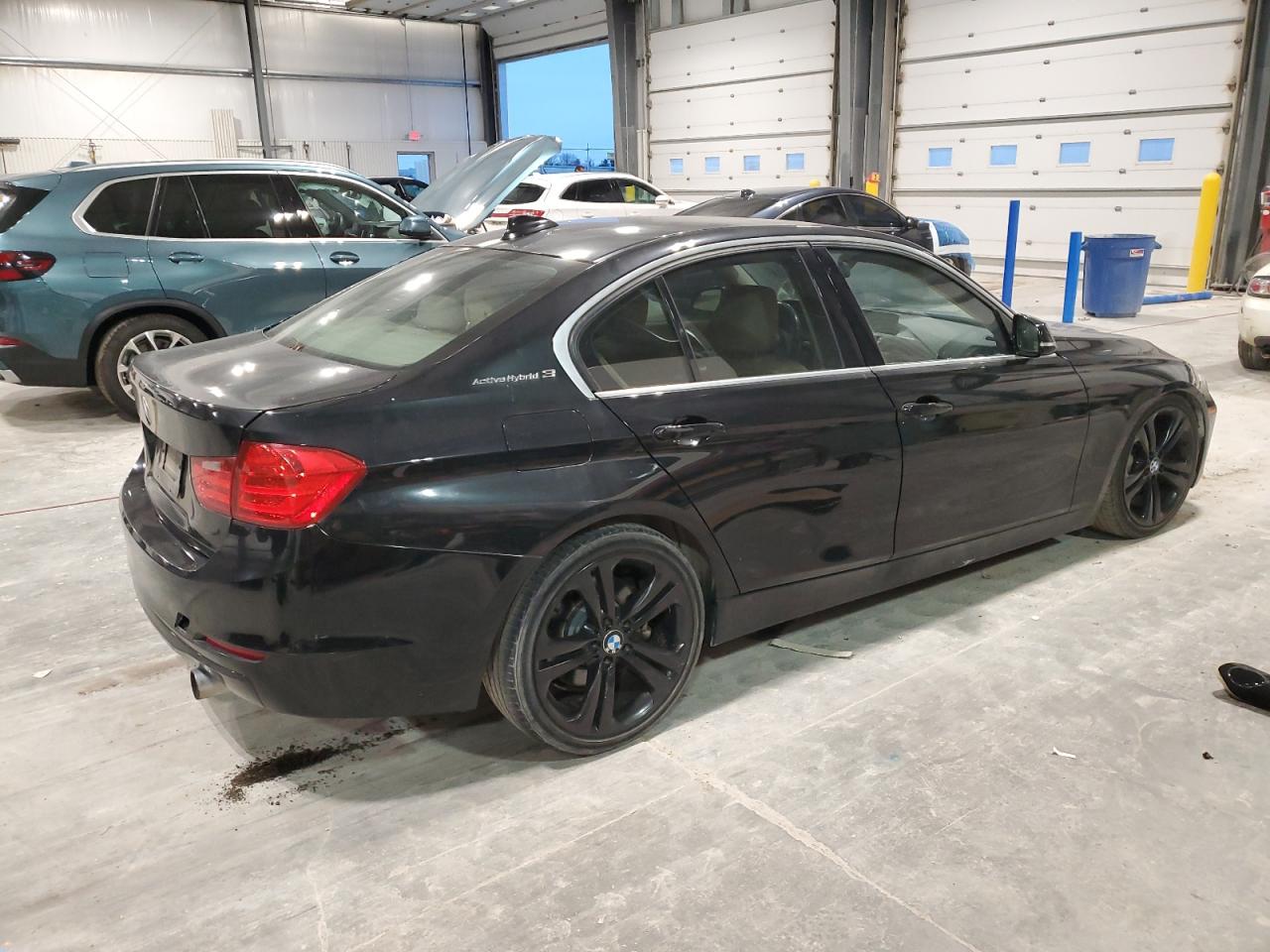 2013 Bmw Activehybrid 3 Черный vin: WBA3F9C57DF483803