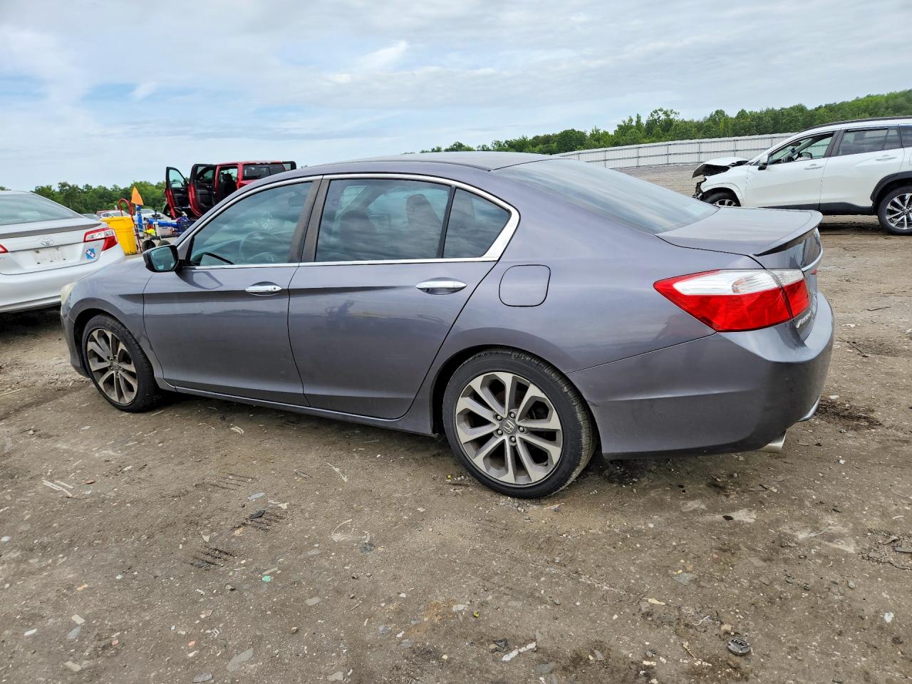 2014 Honda Accord Sport Gray vin: 1HGCR2F52EA110925