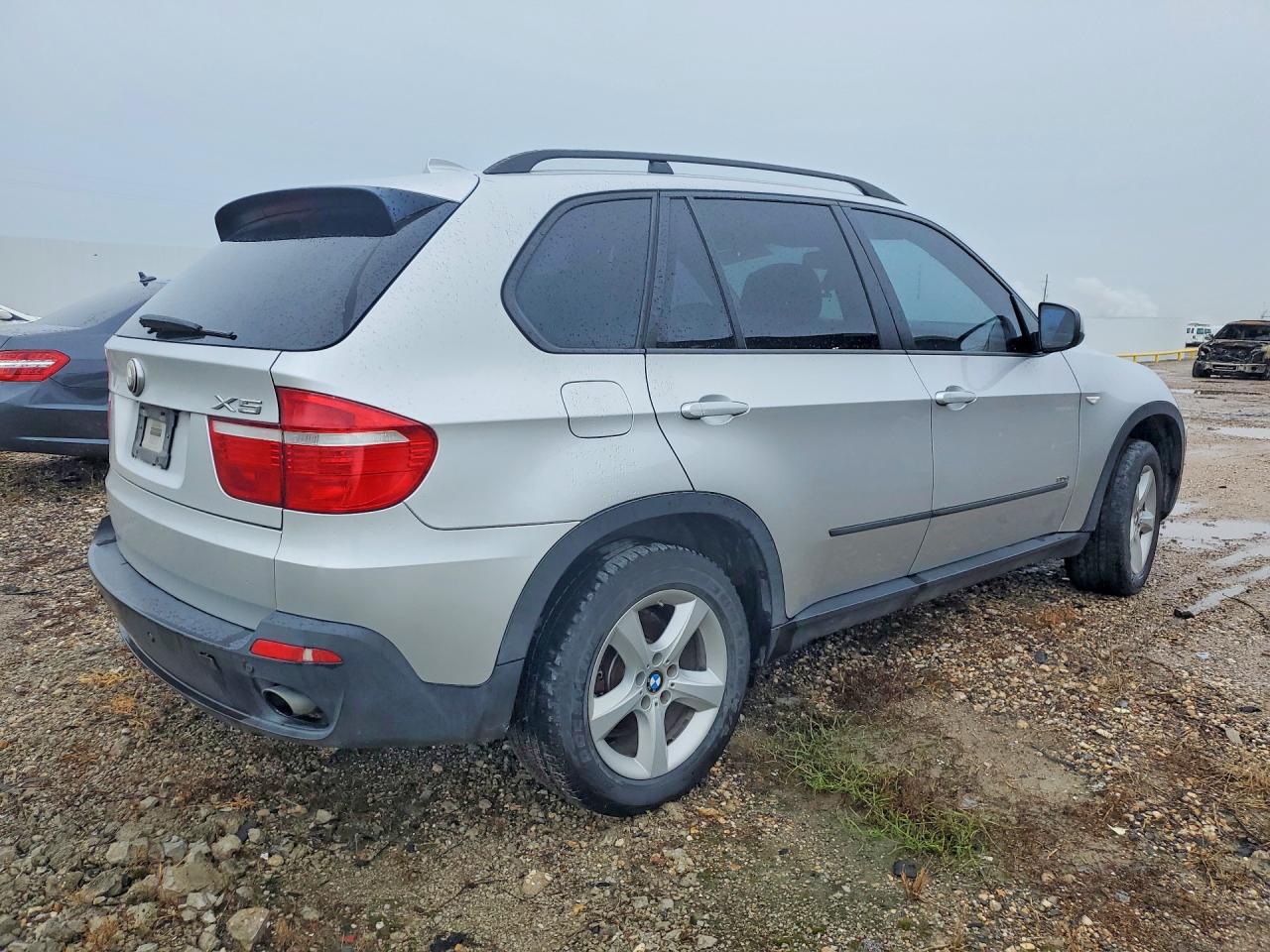 2008 Bmw X5 3.0i Silver vin: 5UXFE43528L033942