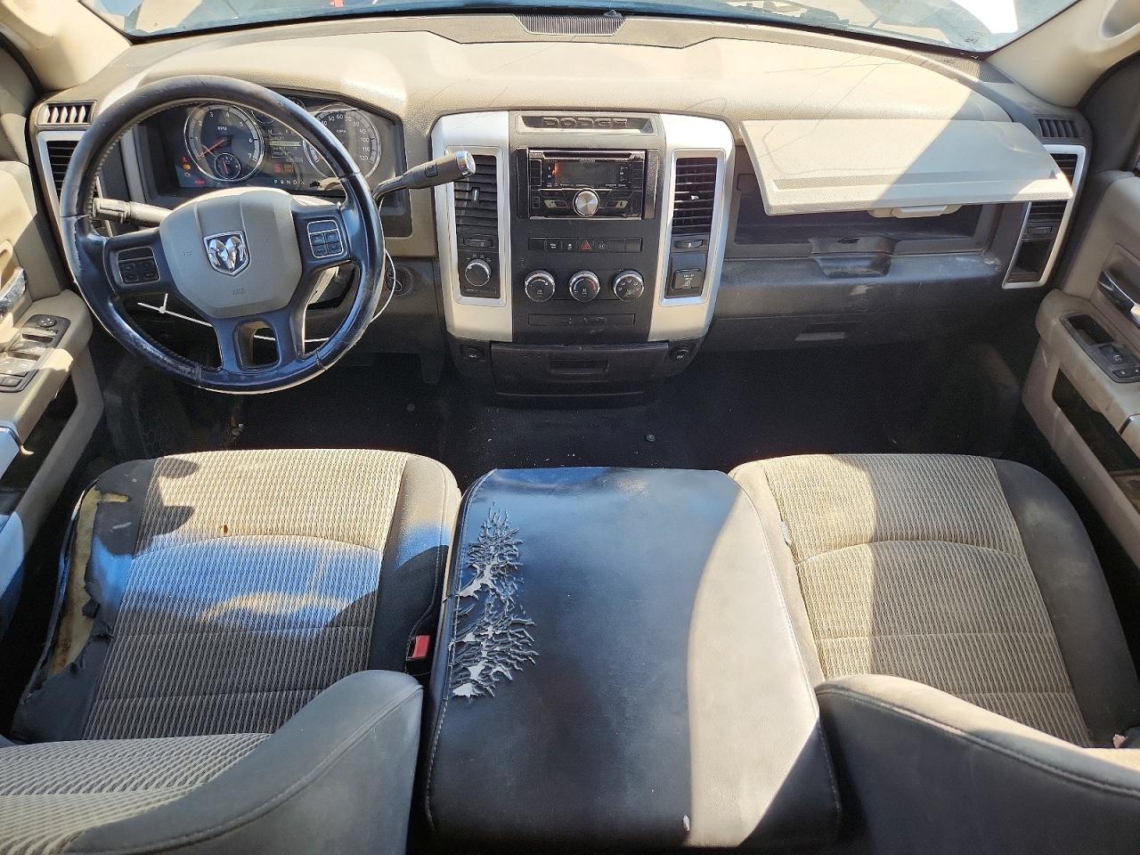 2012 Dodge Ram 1500 Slt Silver vin: 1C6RD7GTXCS153909