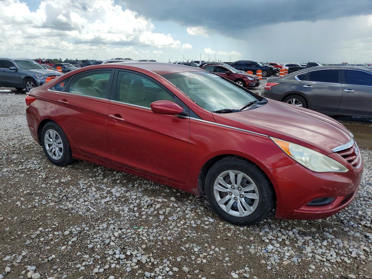 2012 Hyundai Sonata Gls Red vin: 5NPEB4AC1CH319396