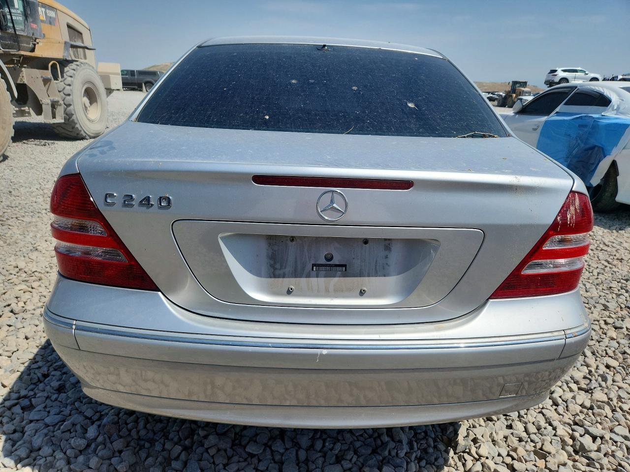 2005 Mercedes-benz C 240 Silver vin: WDBRF61J75F580768