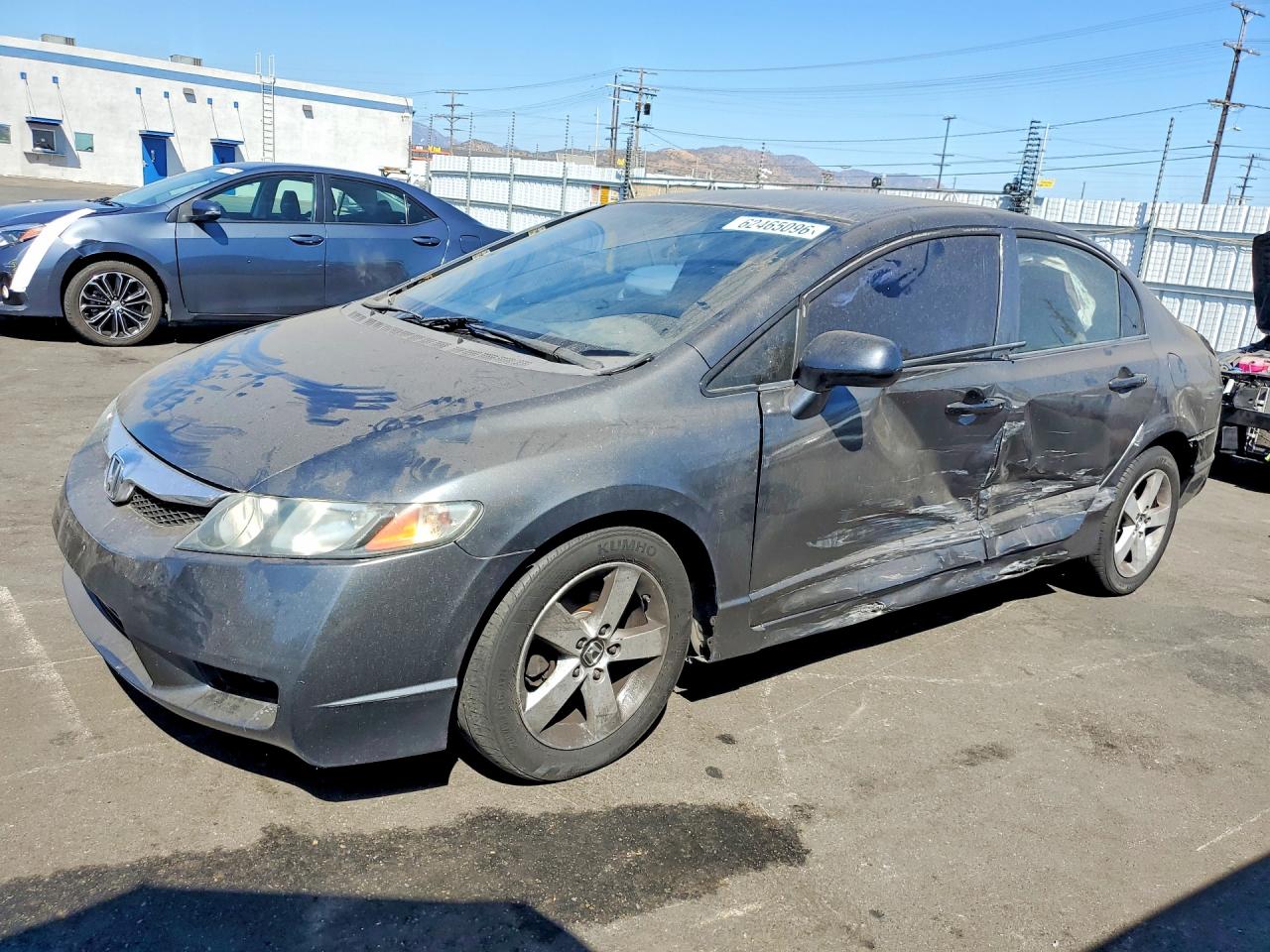 2010 Honda Civic Vp Gray vin: 19XFA1F35AE079446