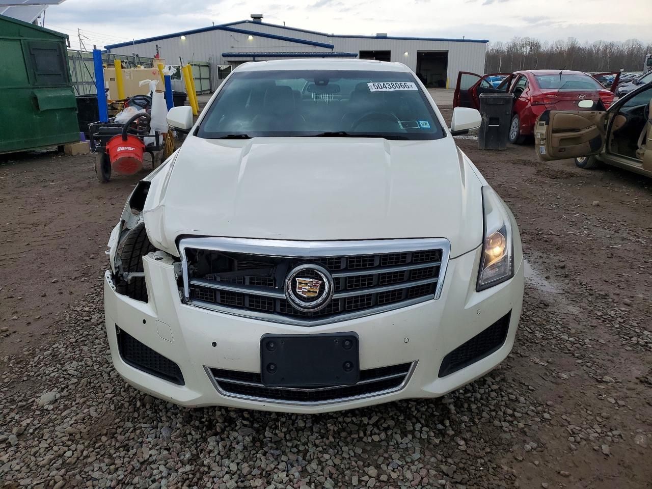 2014 Cadillac Ats Luxury White vin: 1G6AH5RX8E0106958