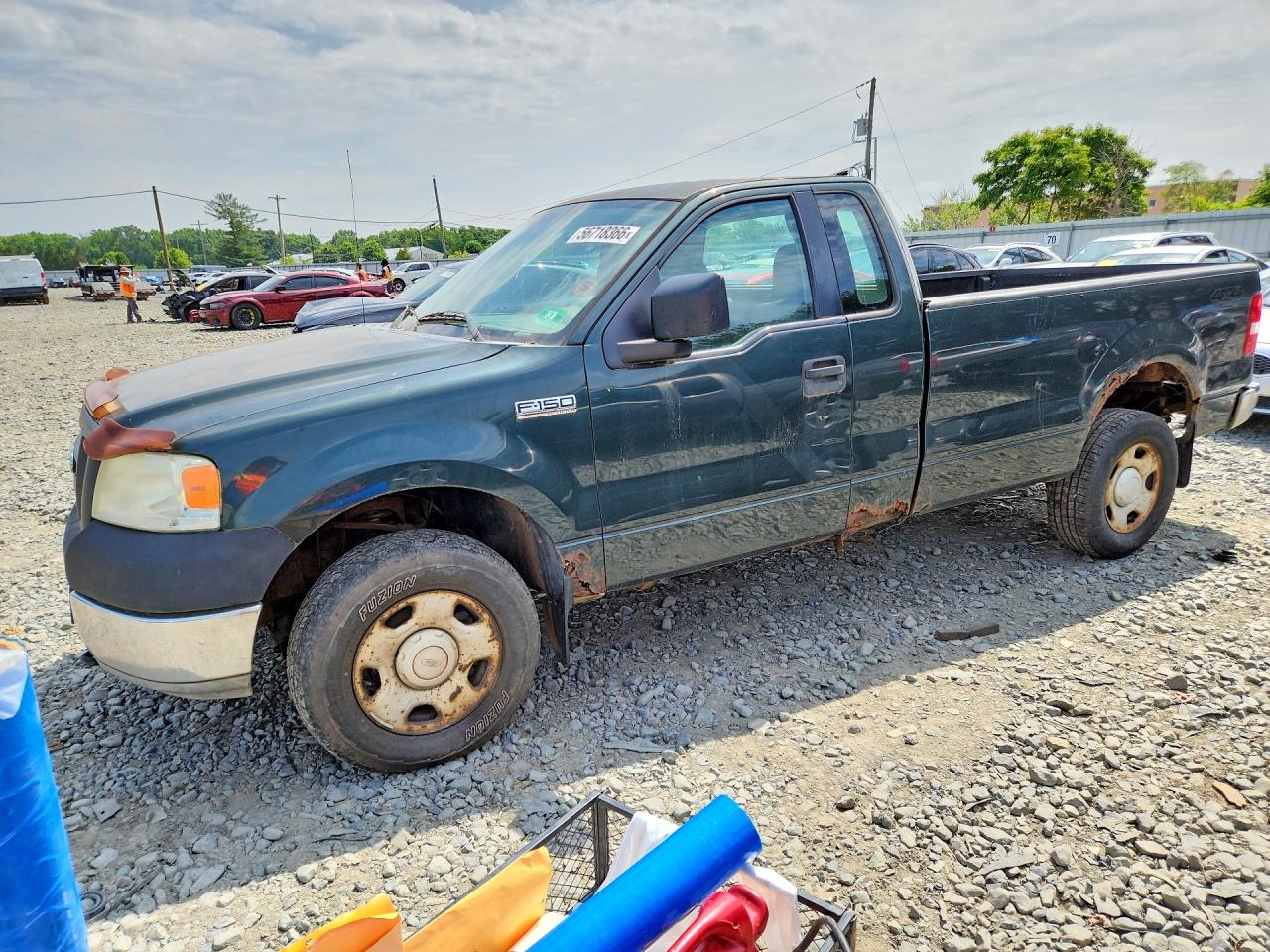 2005 Ford F150 Green vin: 1FTRF14WX5NA56144