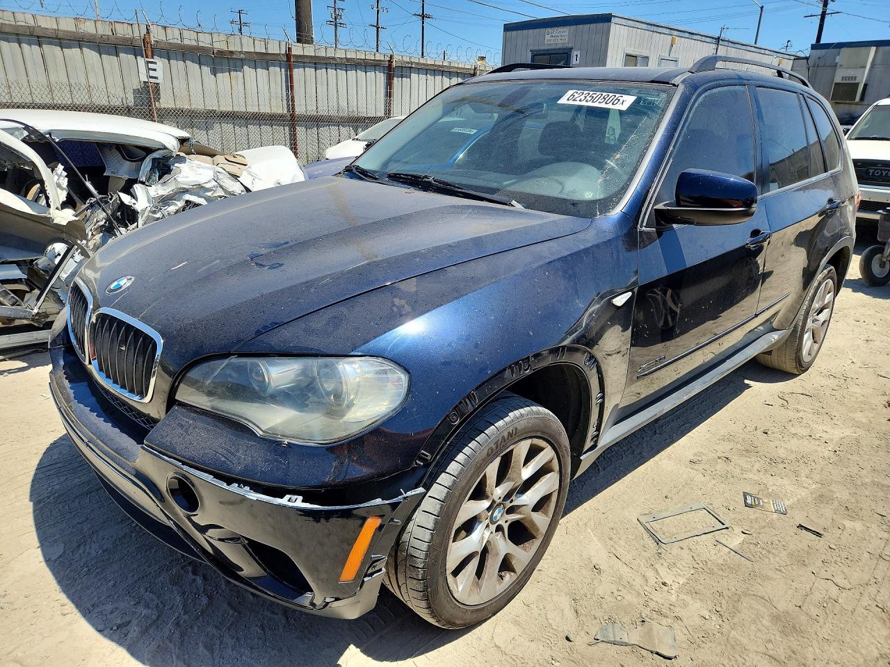 2011 Bmw X5 Xdrive35i Blue vin: 5UXZV4C59BL407435