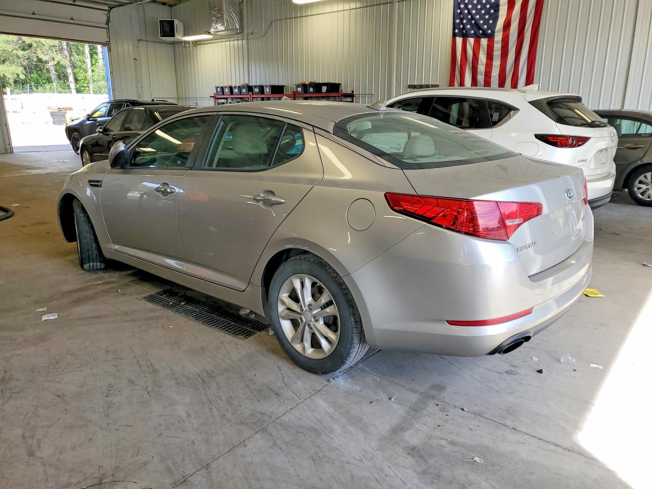 2012 Kia Optima Ex Silver vin: 5XXGN4A7XCG043430