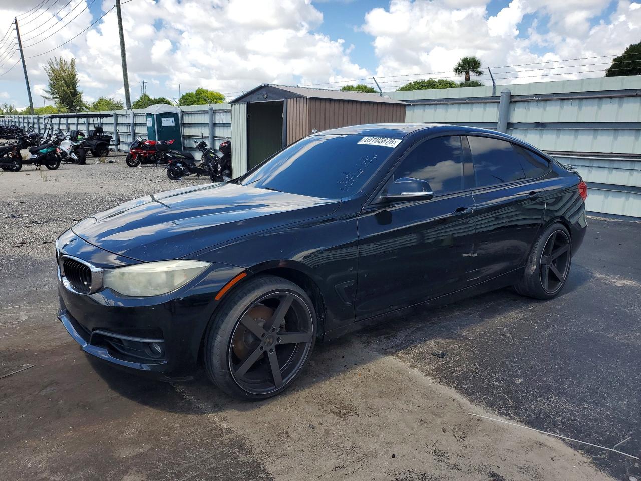 2015 Bmw 328 Xigt Black vin: WBA3X5C54FD559806