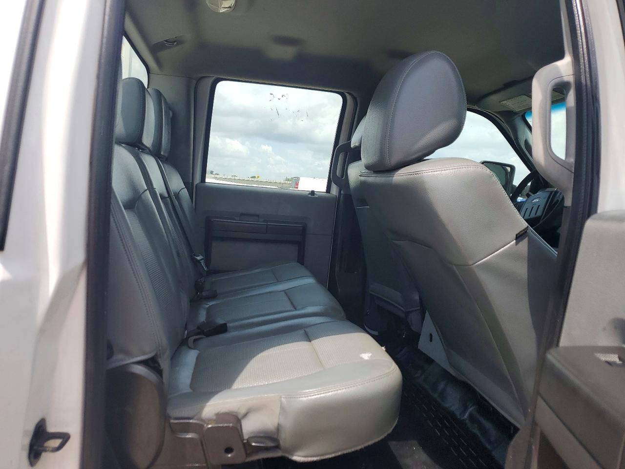 2014 Ford F250 Super Duty White vin: 1FD7W2BTXEEB19664