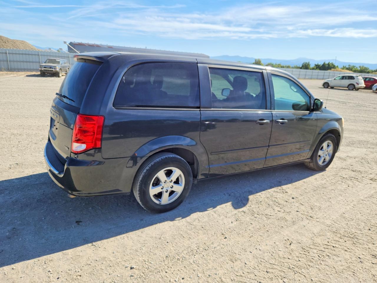 2012 Dodge Grand Caravan Sxt Black vin: 2C4RDGCG8CR204813