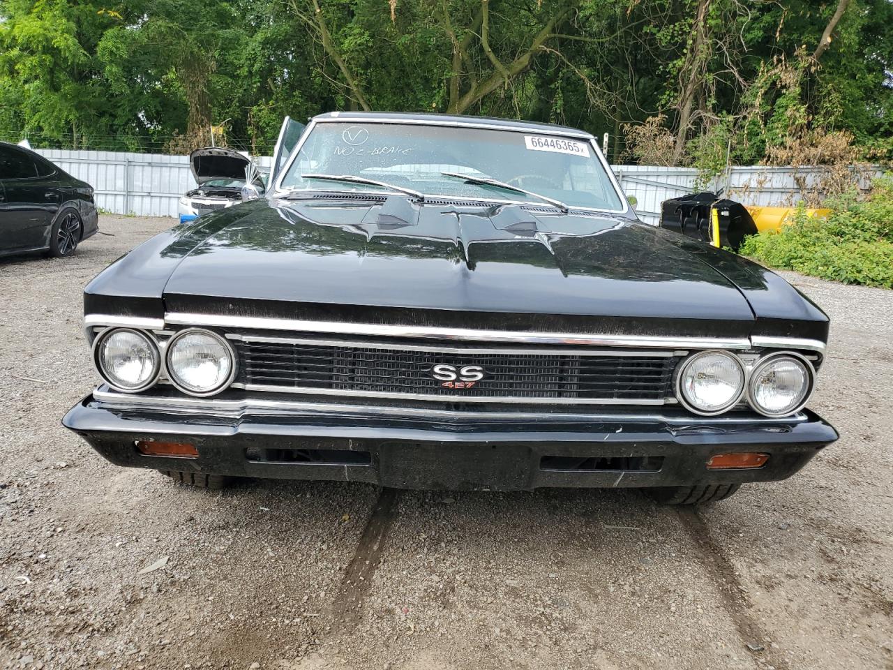 1966 Chevrolet Malibu Black vin: 613617014037