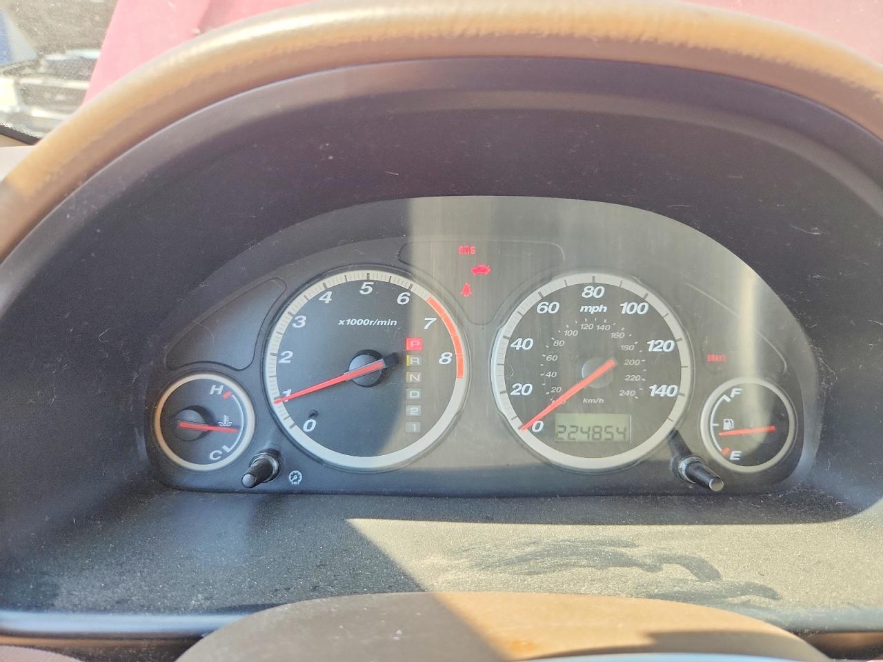 2004 Honda Cr-v Ex Burgundy vin: JHLRD78814C024104