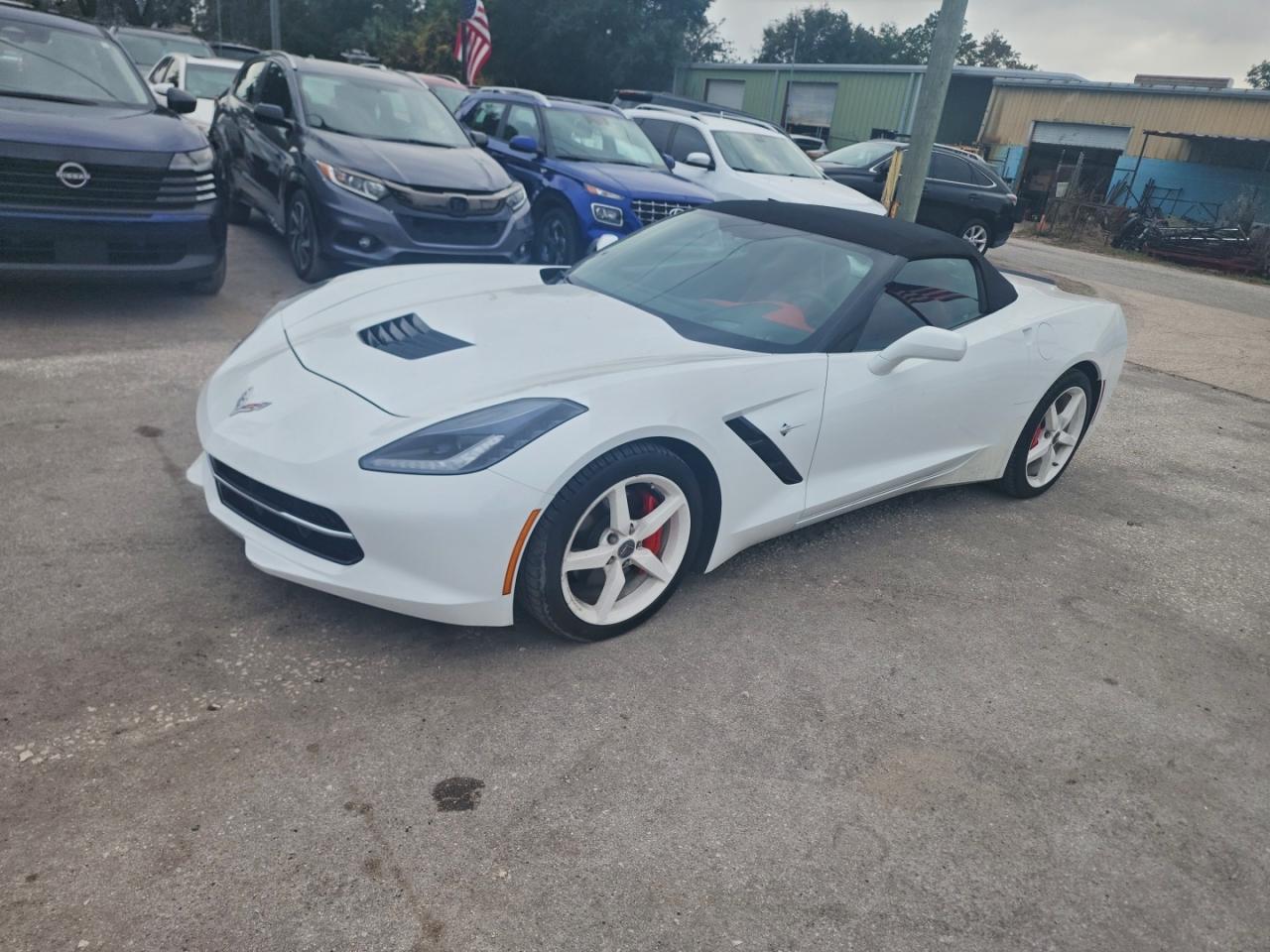 2015 Chevrolet Corvette Stingray 3lt White vin: 1G1YF3D7XF5124677