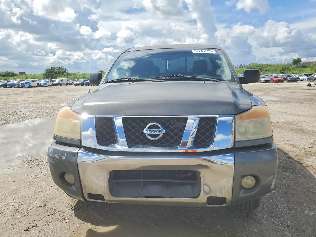 2009 Nissan Titan Xe Ffv Gray vin: 1N6BA06A49N305875
