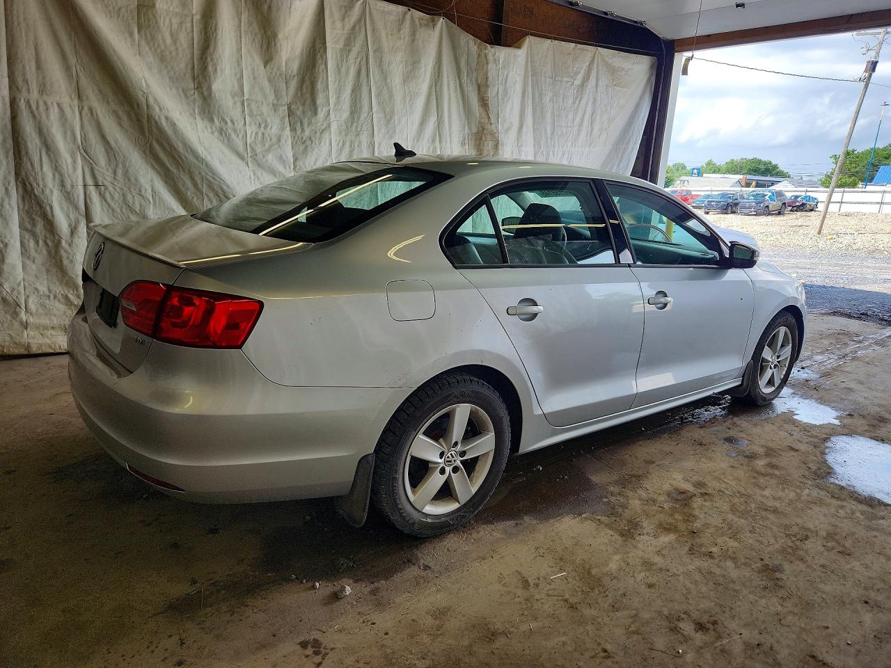 2012 Volkswagen Jetta Tdi Silver vin: 3VWLL7AJ4CM323146