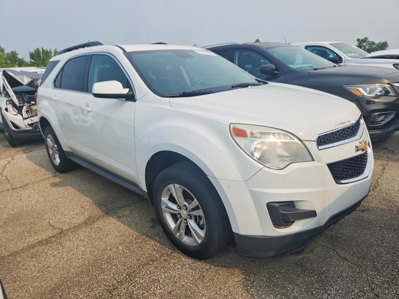2013 Chevrolet Equinox Lt White vin: 2GNALDEK1D6352473