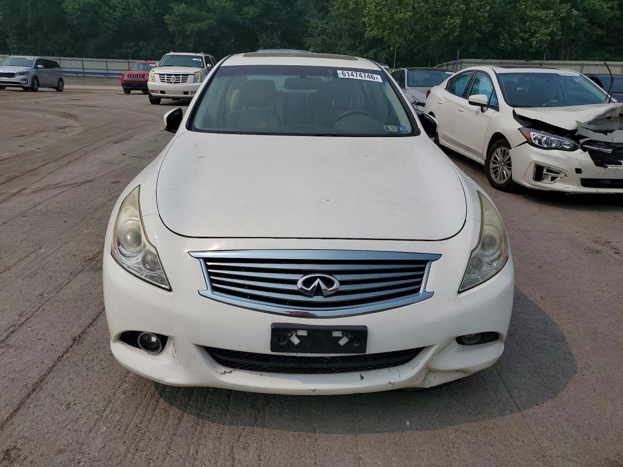 2011 Infiniti G37 Sedan X White vin: JN1CV6ARXBM351320