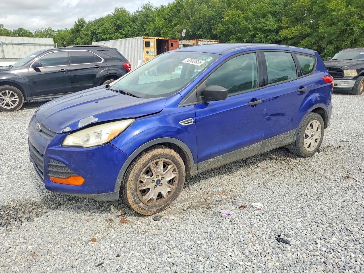2016 Ford Escape S Blue vin: 1FMCU0F74GUC05423