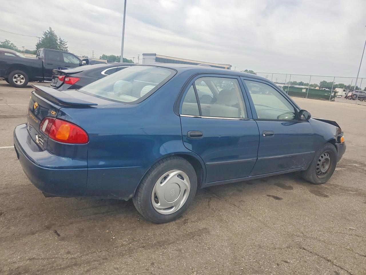 2000 Toyota Corolla Ve Blue vin: 2T1BR12E8YC330807