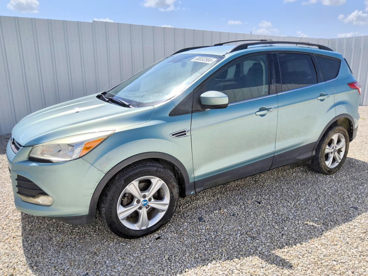 2013 Ford Escape Se Blue vin: 1FMCU0GX7DUA25718
