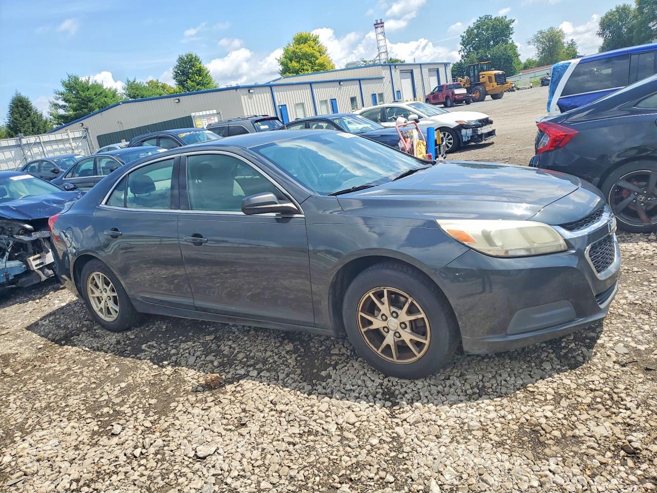 2014 Chevrolet Malibu Ls Gray vin: 1G11A5SL5EF202917