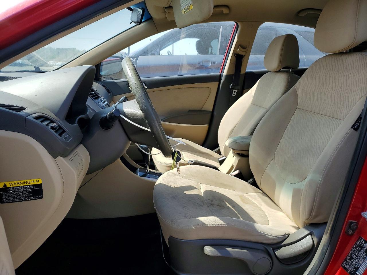 2012 Hyundai Accent Gls Red vin: KMHCU4AE3CU057109