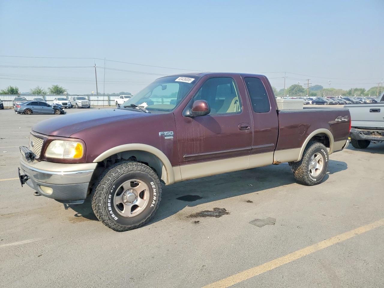 2000 Ford F150 Burgundy vin: 1FTRX18L9YNB36147