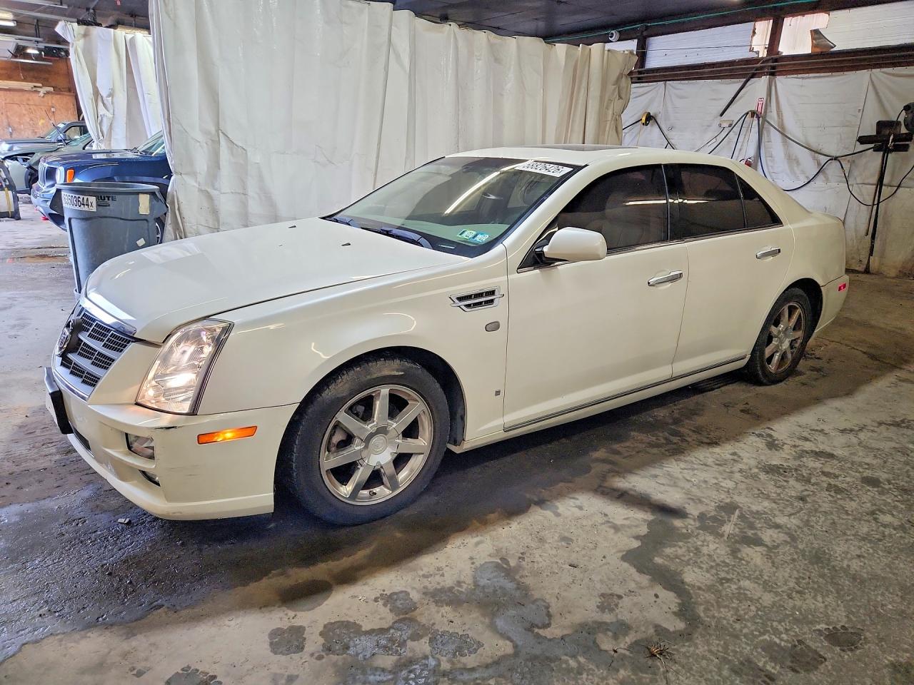2008 Cadillac Sts White vin: 1G6DZ67A080132375