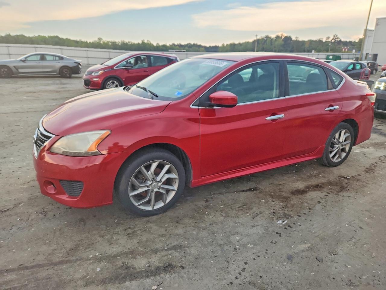2014 Nissan Sentra Sr Red vin: 3N1AB7AP4EL610760