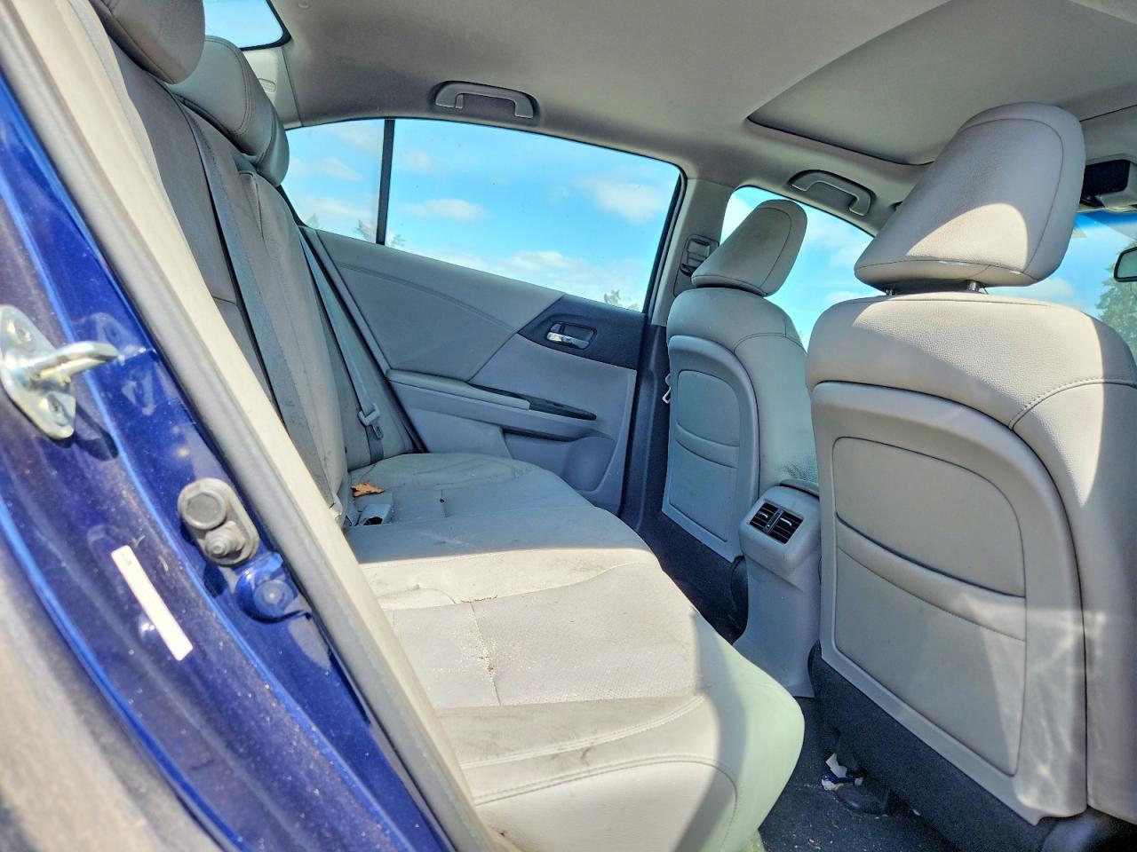 2013 Honda Accord Exl Blue vin: 1HGCR2F89DA156440