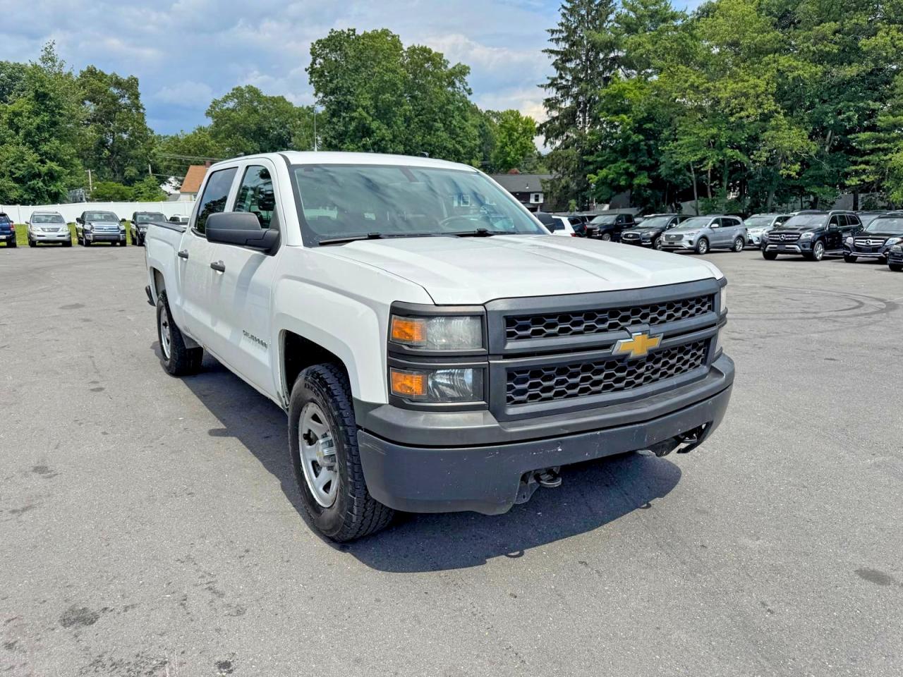 2015 Chevrolet Silverado K1500 White vin: 3GCUKPEC1FG209047