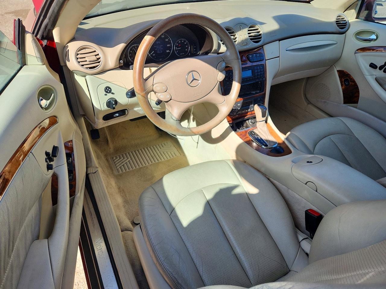 2004 Mercedes-benz Clk 500 Red vin: WDBTK75G14T005040