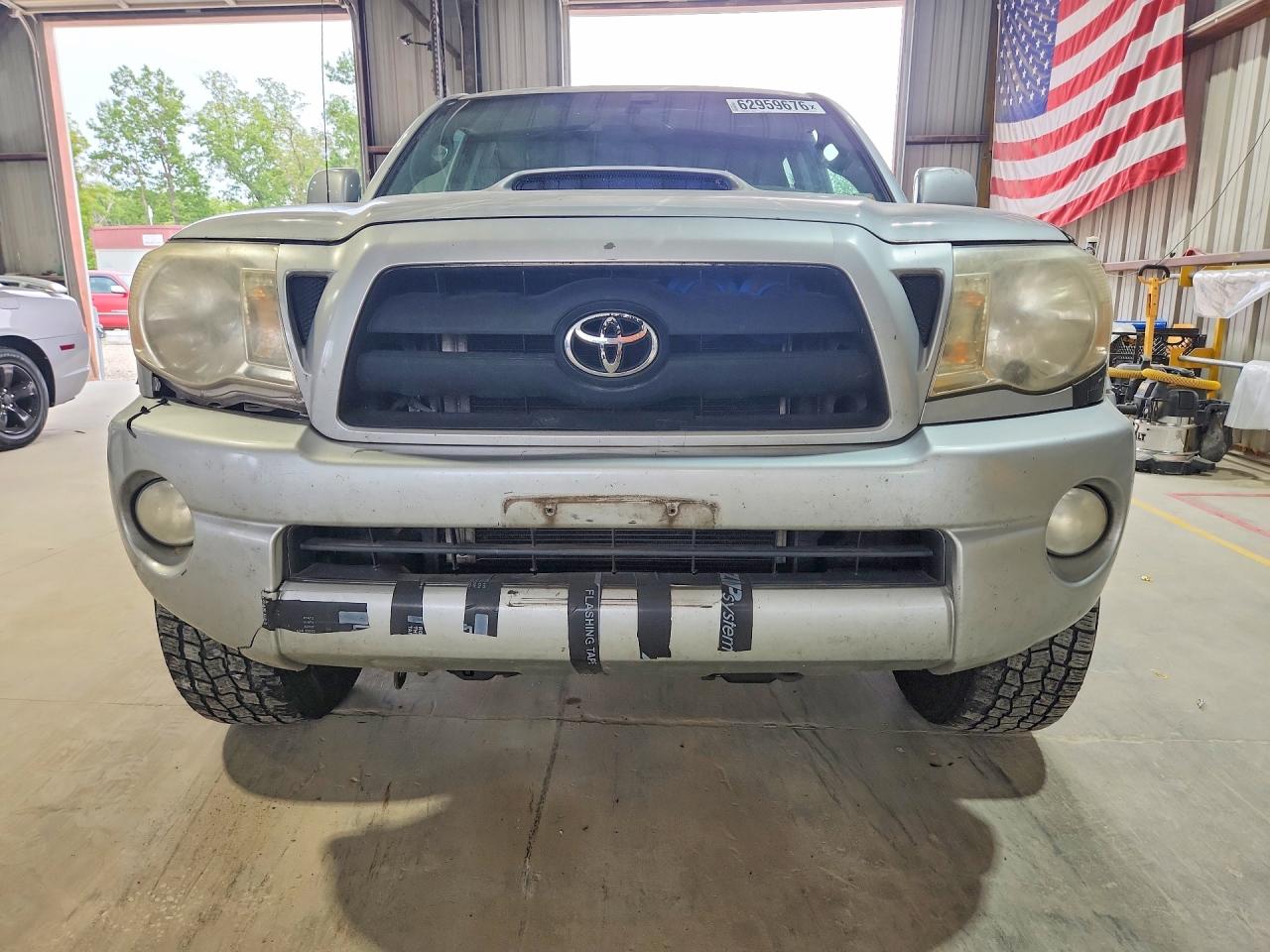 2006 Toyota Tacoma Double Cab Prerunner Silver vin: 5TEJU62N26Z249770