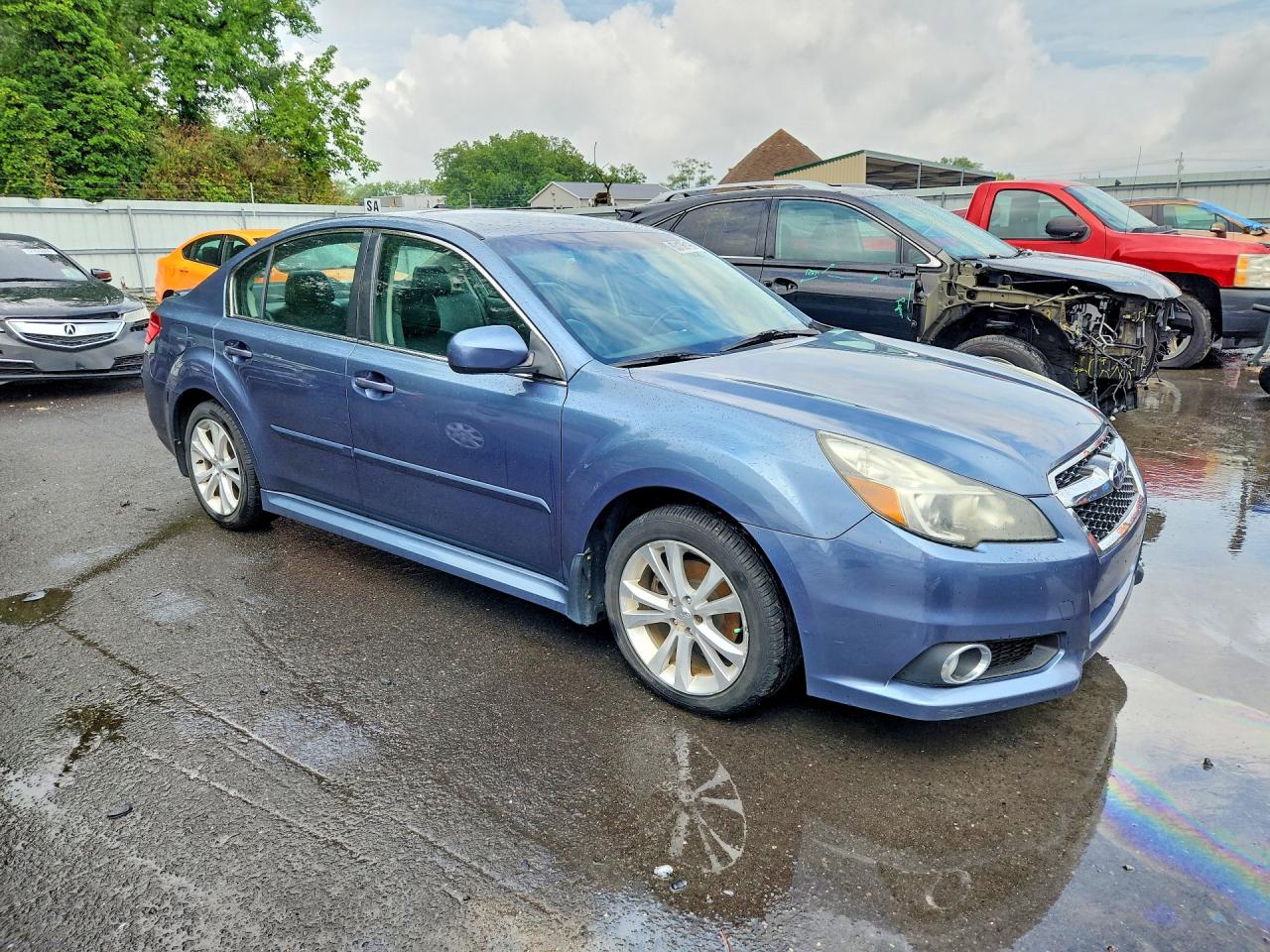 2013 Subaru Legacy 2.5i Limited Blue vin: 4S3BMBL66D3016118