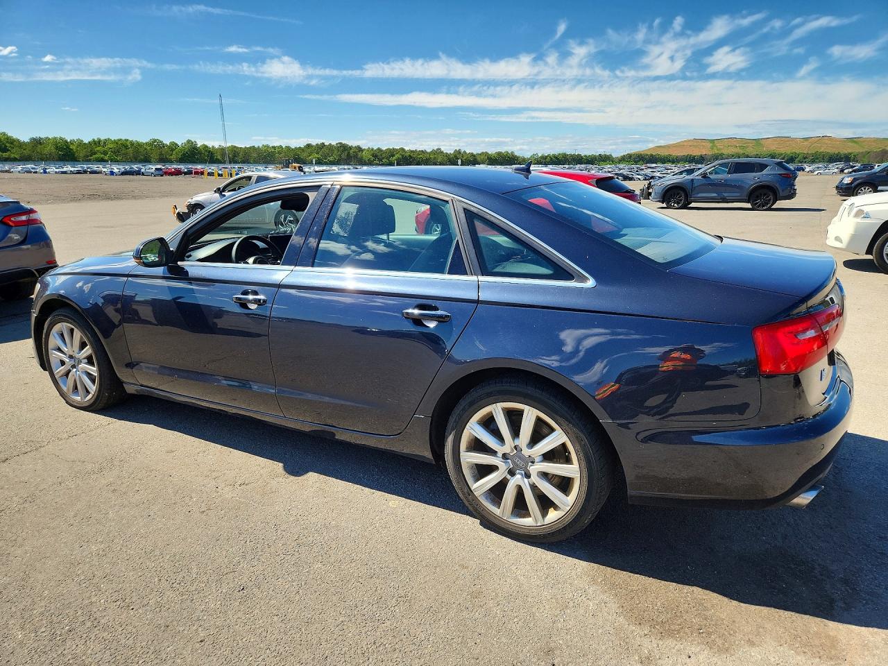 2015 Audi A6 Premium Plus Blue vin: WAUGFAFCXFN004117