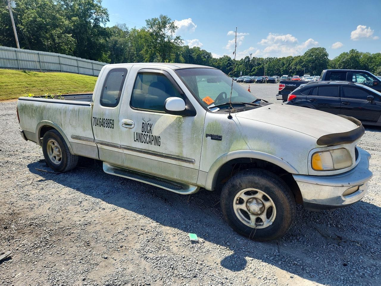 1997 Ford F150 White vin: 1FTEX18L4VNB87808