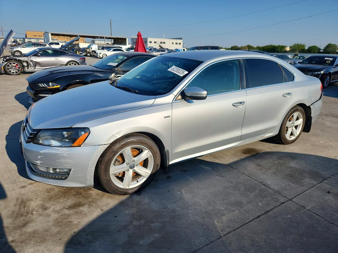 2015 Volkswagen Passat S Серебряный vin: 1VWAS7A35FC120140