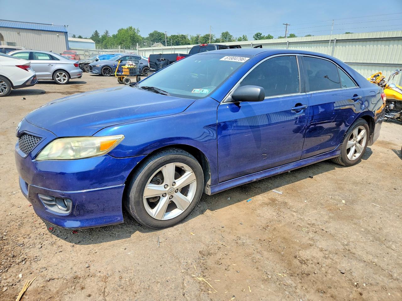 2010 Toyota Camry Se Blue vin: 4T1BF3EK1AU562109