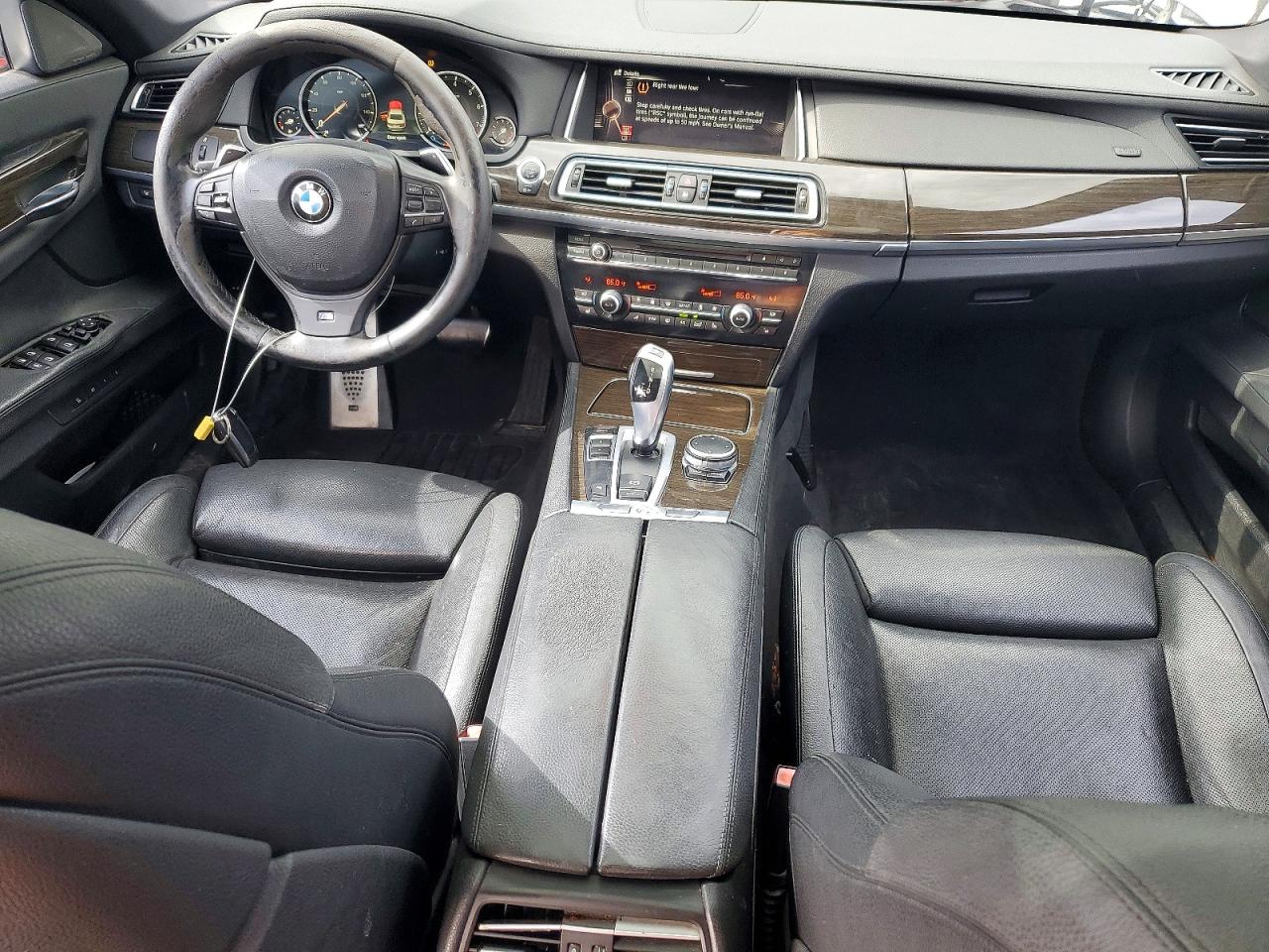 2015 Bmw 740 Li Gray vin: WBAYE4C57FD139009