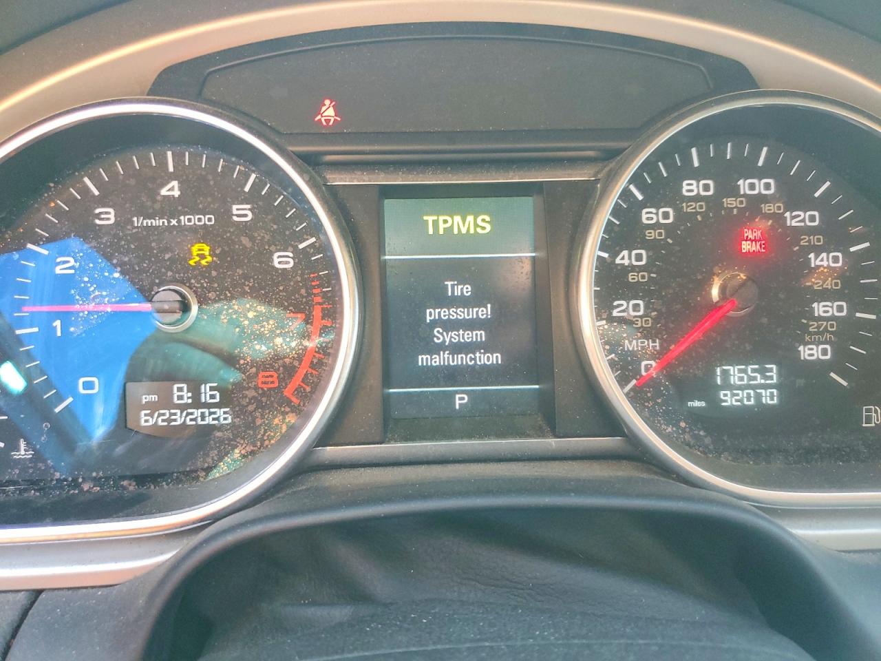 2012 Audi Q7 Premium Plus Gray vin: WA1LGAFE0CD010018