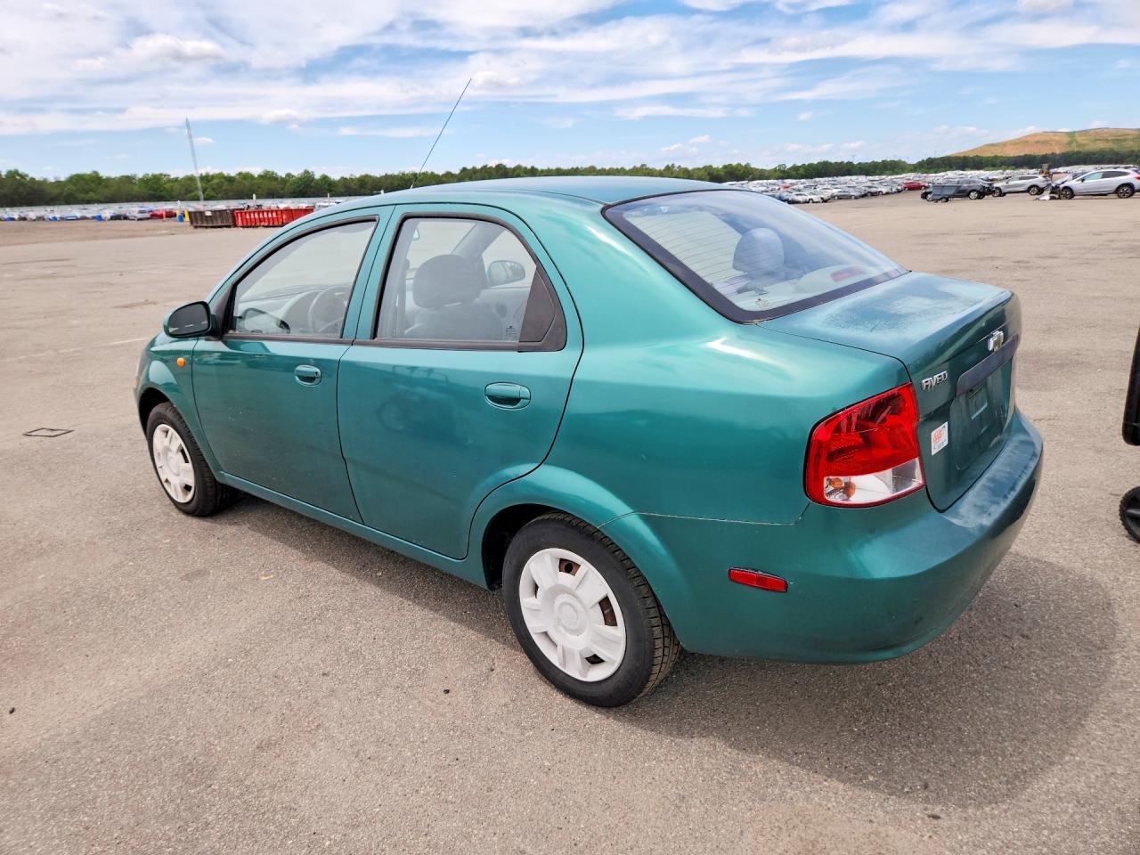 2004 Chevrolet Aveo Green vin: KL1TD52684B208662