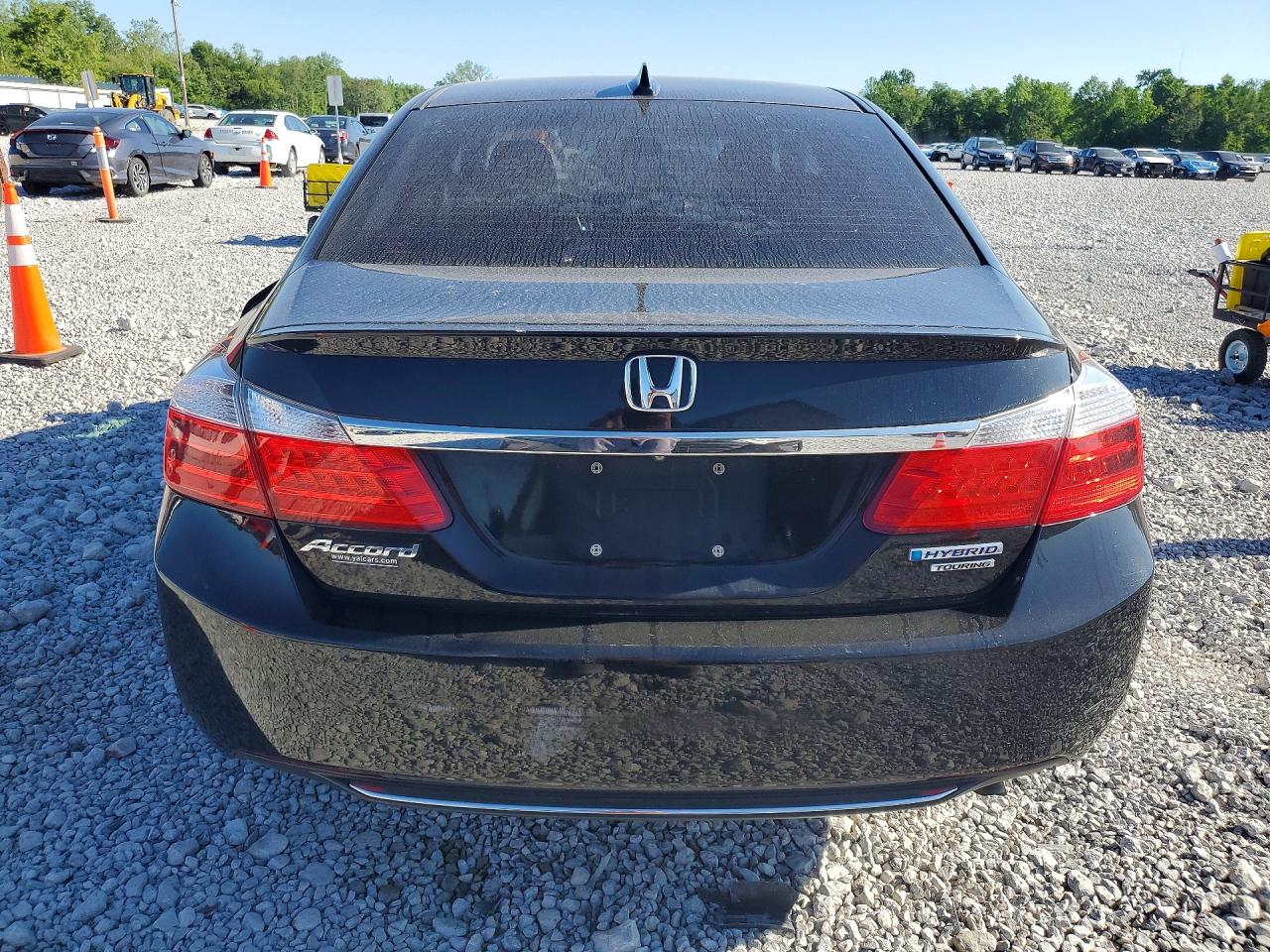 2015 Honda Accord Touring Hybrid Black vin: 1HGCR6F73FA010097