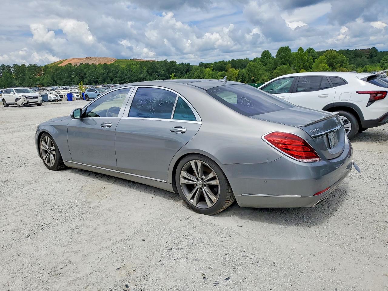 2015 Mercedes-benz S 550 4matic Silver vin: WDDUG8FB0FA106798