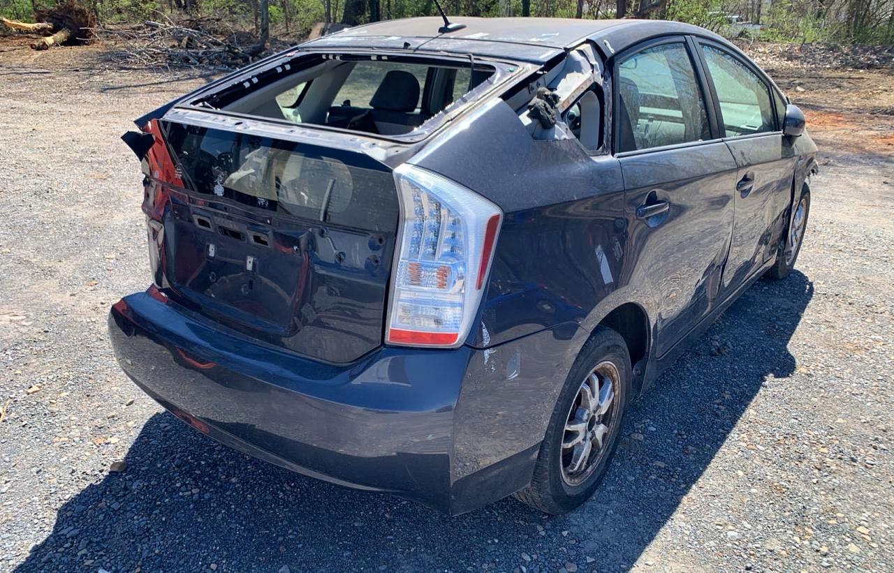 2010 Toyota Prius Iii Gray vin: JTDKN3DU7A1004986