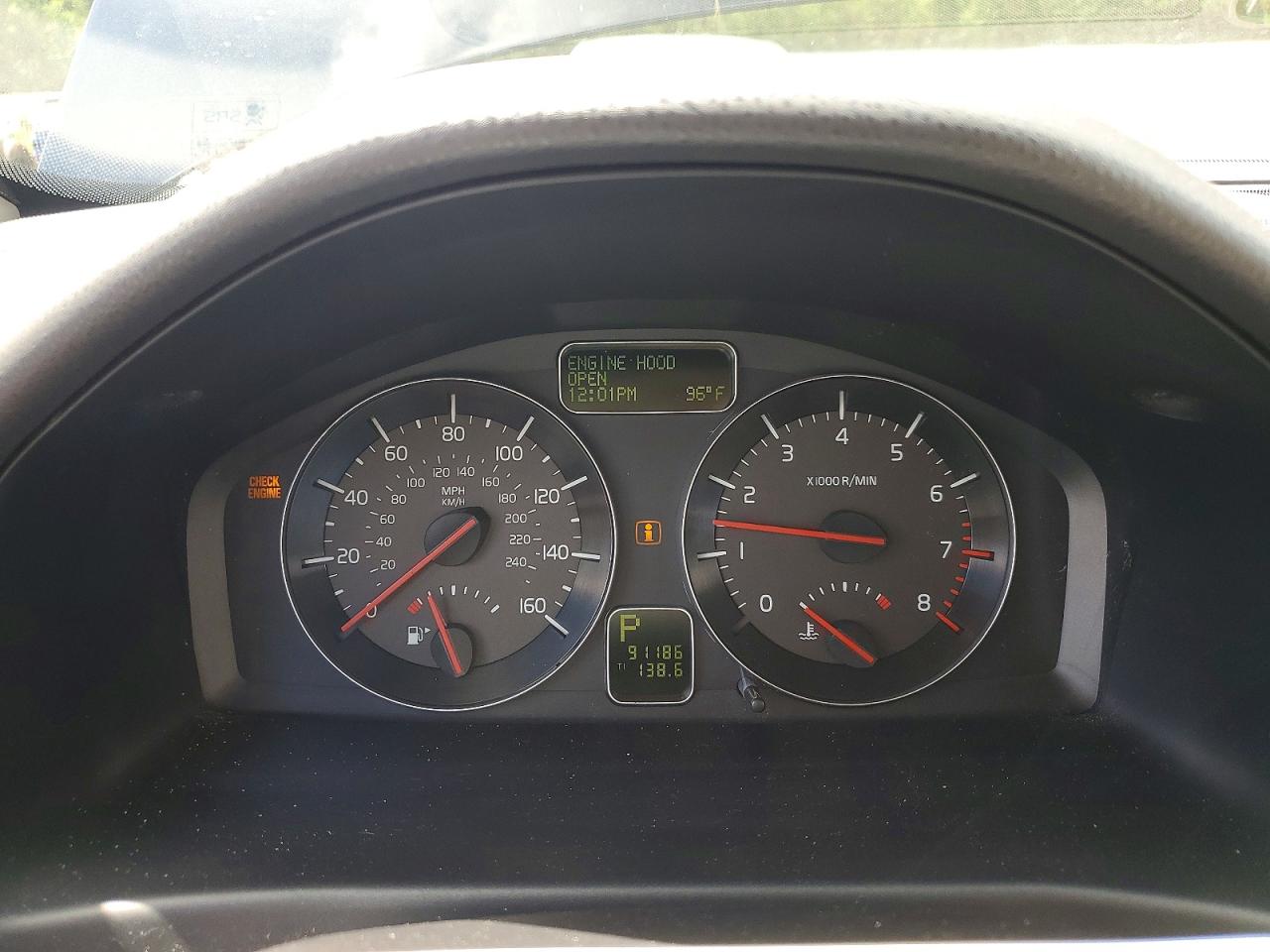 2009 Volvo C70 T5 Black vin: YV1MC67259J075913