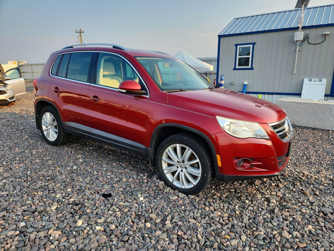 2011 Volkswagen Tiguan S Red vin: WVGBV7AX2BW001063